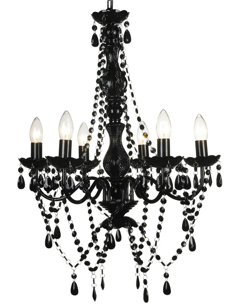 Пластиковые канделябры люстра освещение Gypsy цветной подвесной светильник домашние Потолочная лампа