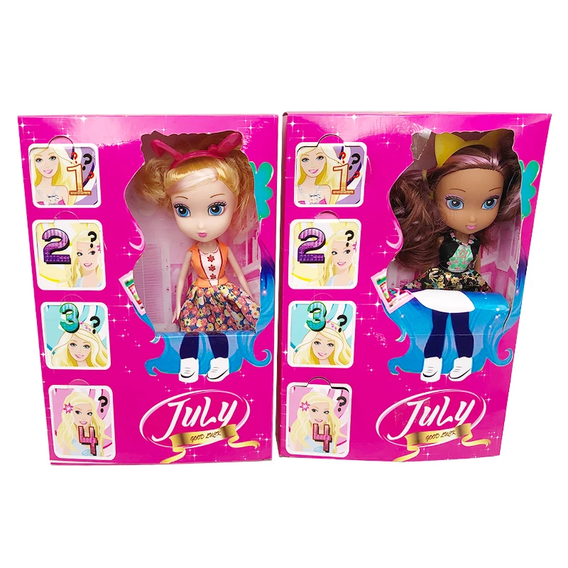 Fashion Dress Up Doll For Girls High Quality Kids Model Doll Toy With Jewelry Play Clothes