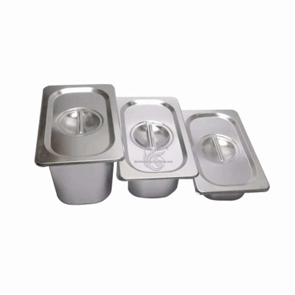 Restaurant Supplies Stainless Steel Gastronomic Equipment GN Pan with Stainless Lid Customized