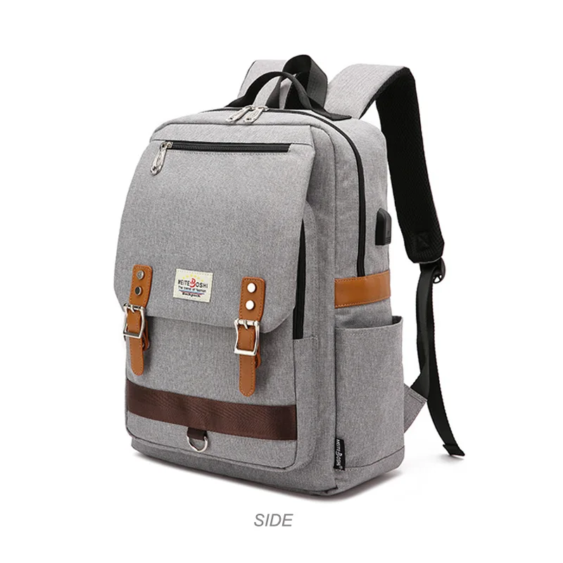 korean design pack backbag China promotional teenager bag backpack with usb port