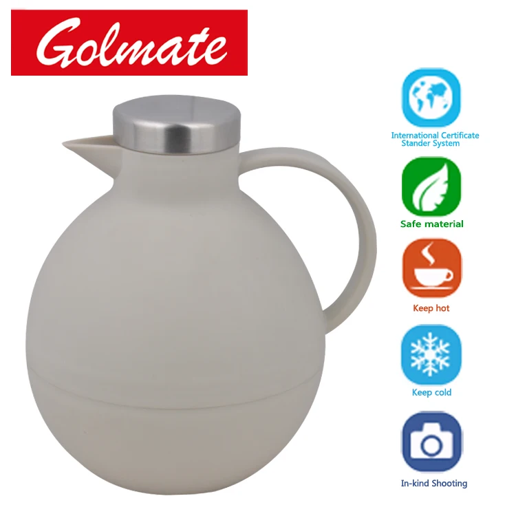 PLASTIC GLASS LINER INSULATED THERMOS GLASS REFILL THERMAL VACUUM JUG COFFEE POT TEAPOT WATER JUG 1.0L