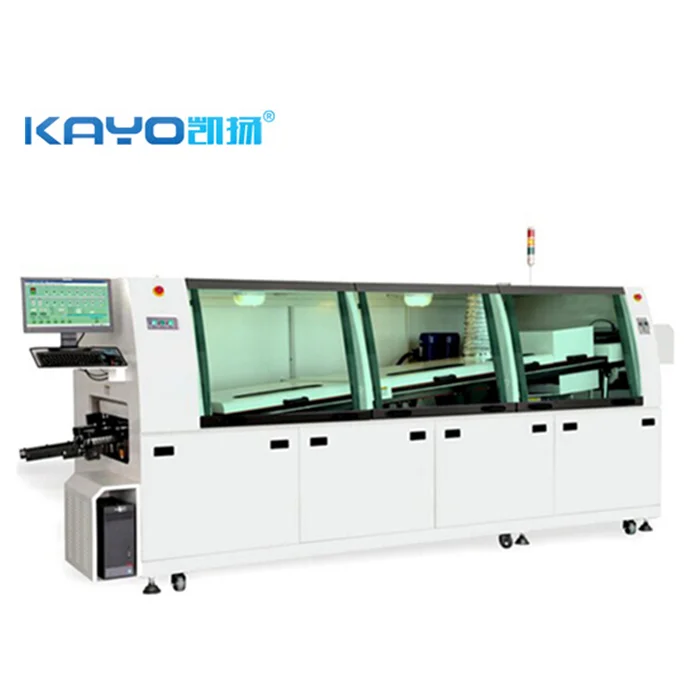  KAYO-450S Новый бессвинцовый волновой паяльный аппарат для производственной линии светодиодного освещения PCB сварочное оборудование