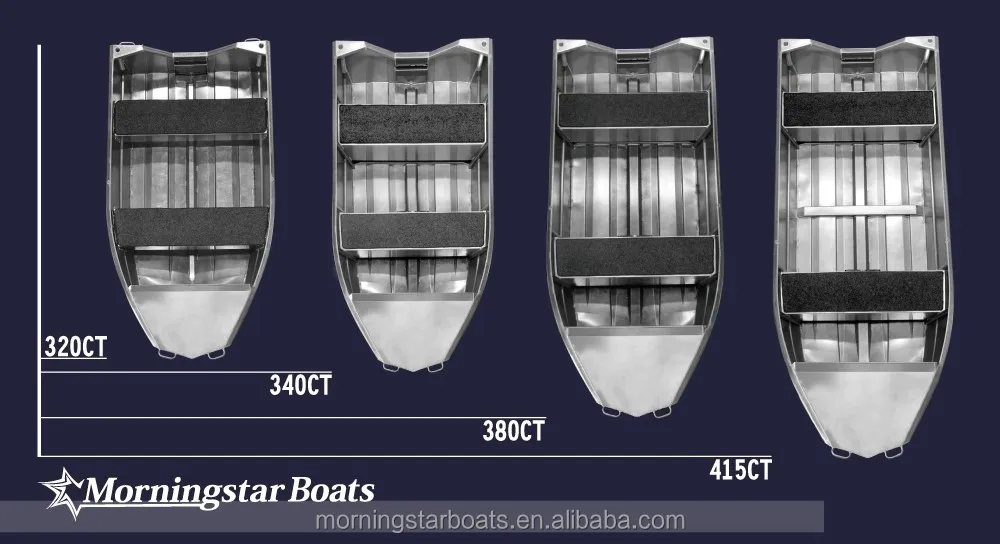 
2018 New small aluminum car topper motor work boat for sale 