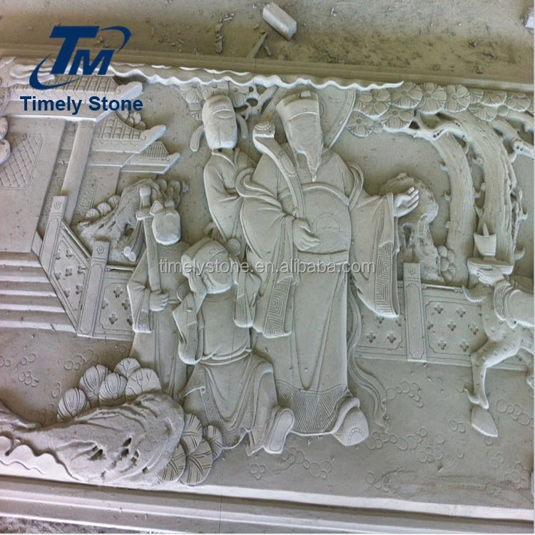 
large garden stone relief wall sculpture 