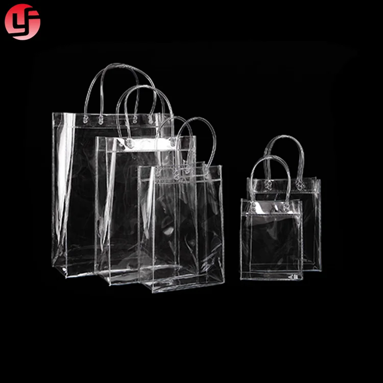 China factory multi dimension 24 size options custom transparent plastic PVC bag