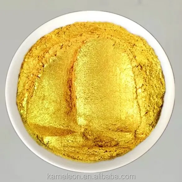 shenzhen luster  Gold powder mica pearl pigment 10-60um for paint,ink,plastic ,decoration