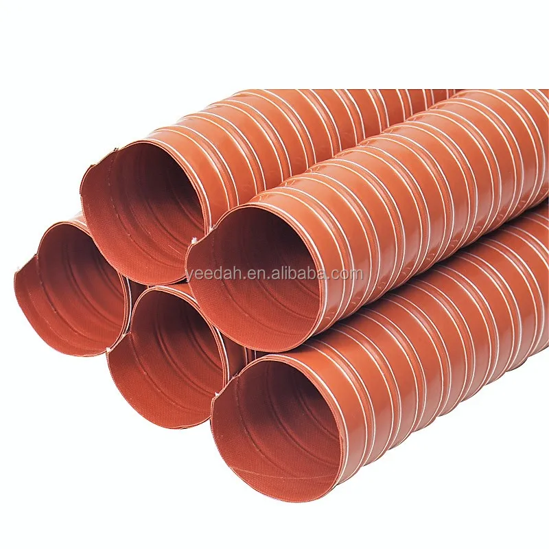Silicone rubber coated fiberglass tube/pipe/hose pipe
