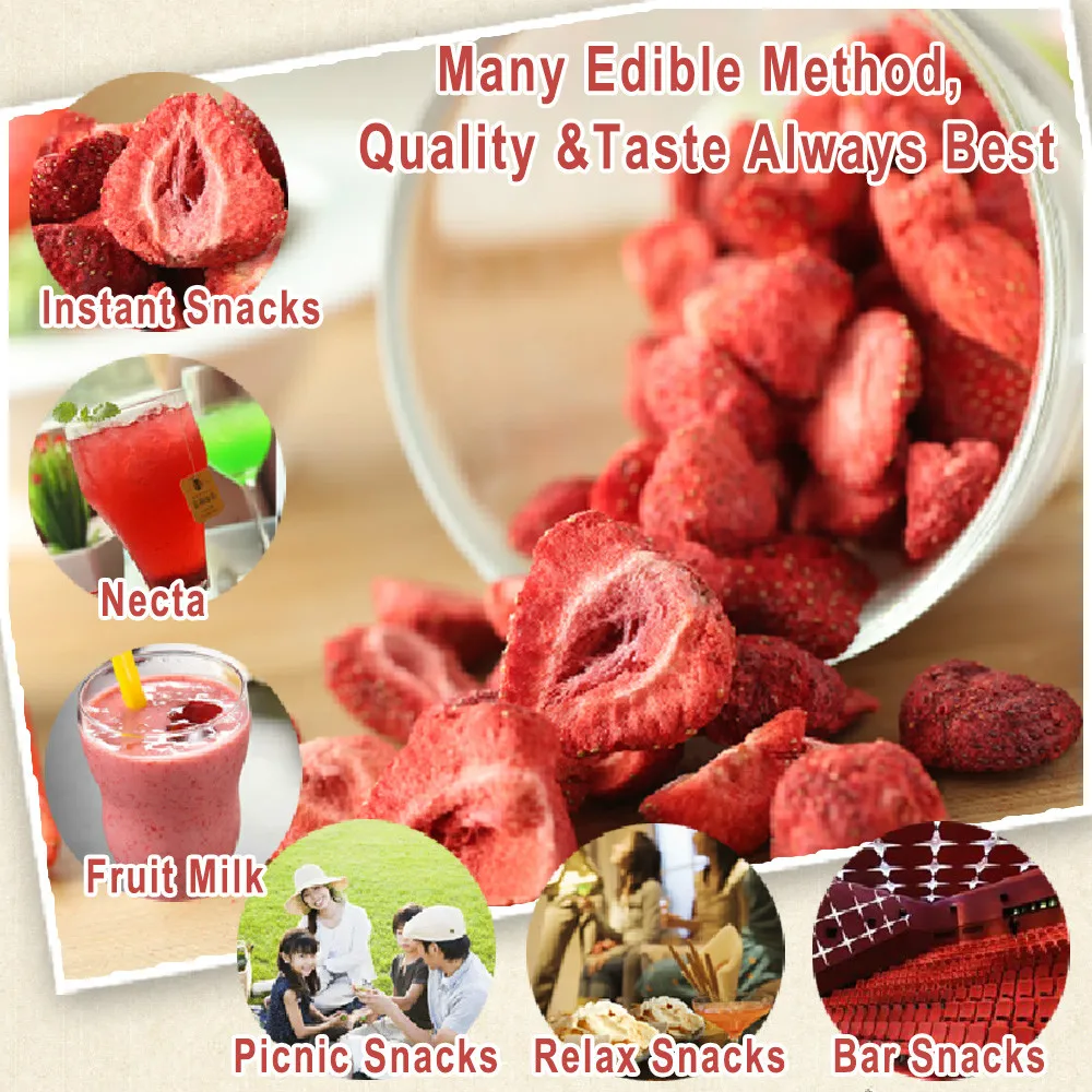 Сублимационной Сушке Клубника Ломтик