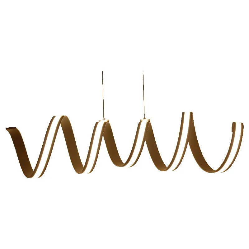 2021 Fashion Restaurant spring shape pendant Light Simple modern chandelier for living room bar cafe