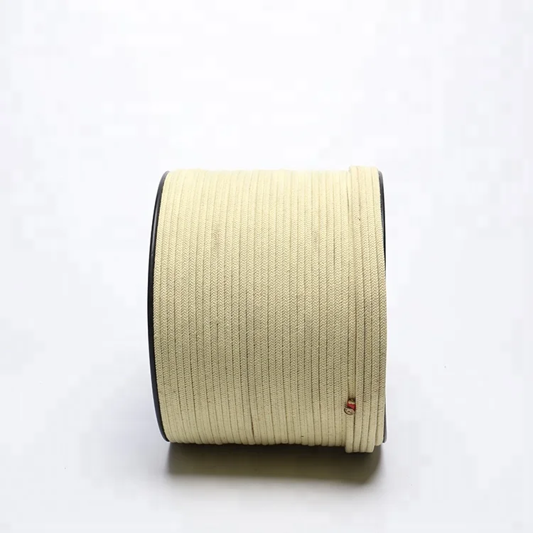 
China made heat resistant Kevlar aramid rope for glass tempering furnace 