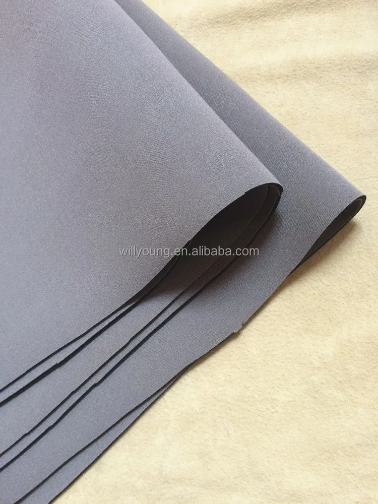 NEOPRENE FABRIC NYLON double sides laminated nylon fabric N cloth for Diving surfing fishing suit protective accessory bag color
