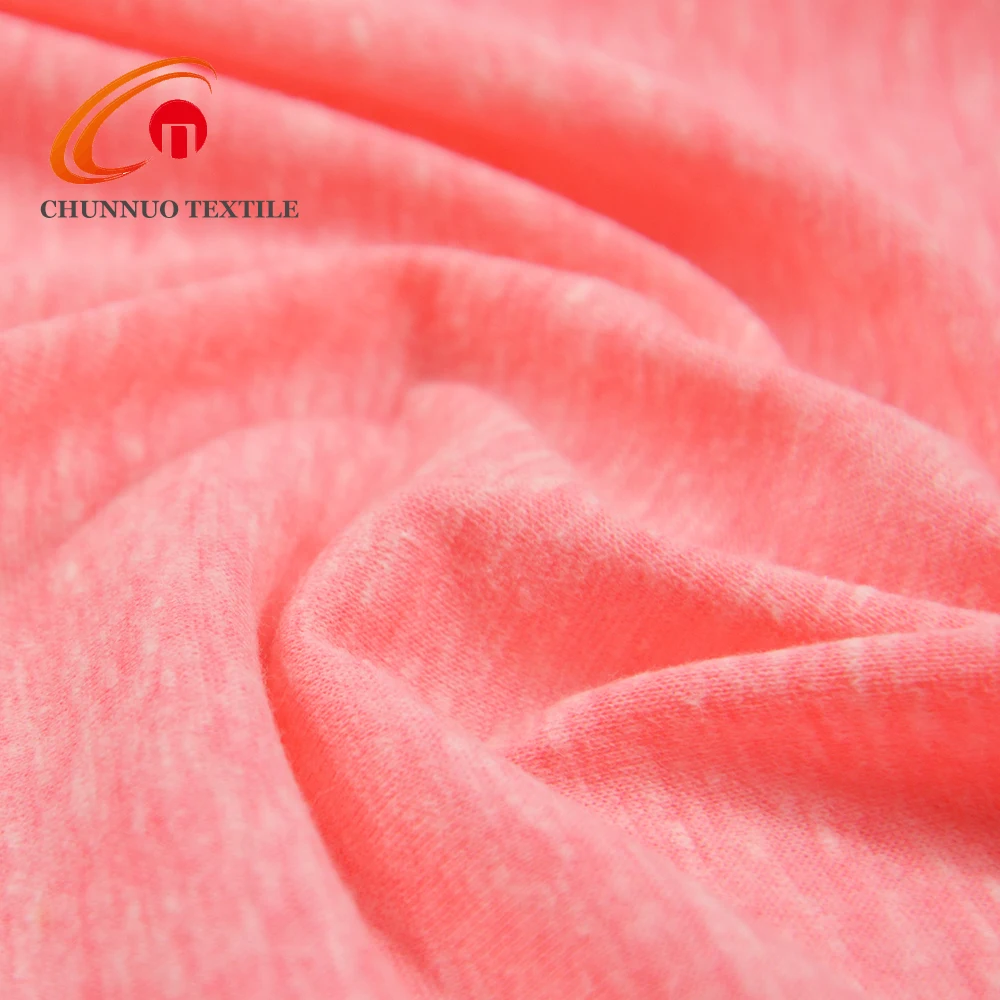 Chunnuo Single Jersey Yarn Dyed Viscose Polyester Cotton Blend Fabric for T-shirt