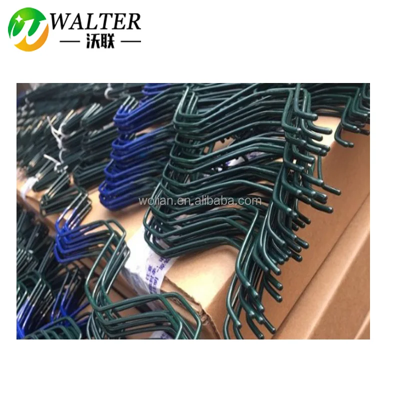 Spring Wire PVC Coated, 10 Pack, Greenhouse Film Spring Lock for Attachment of Plastic Poly Film and Shade Cloth