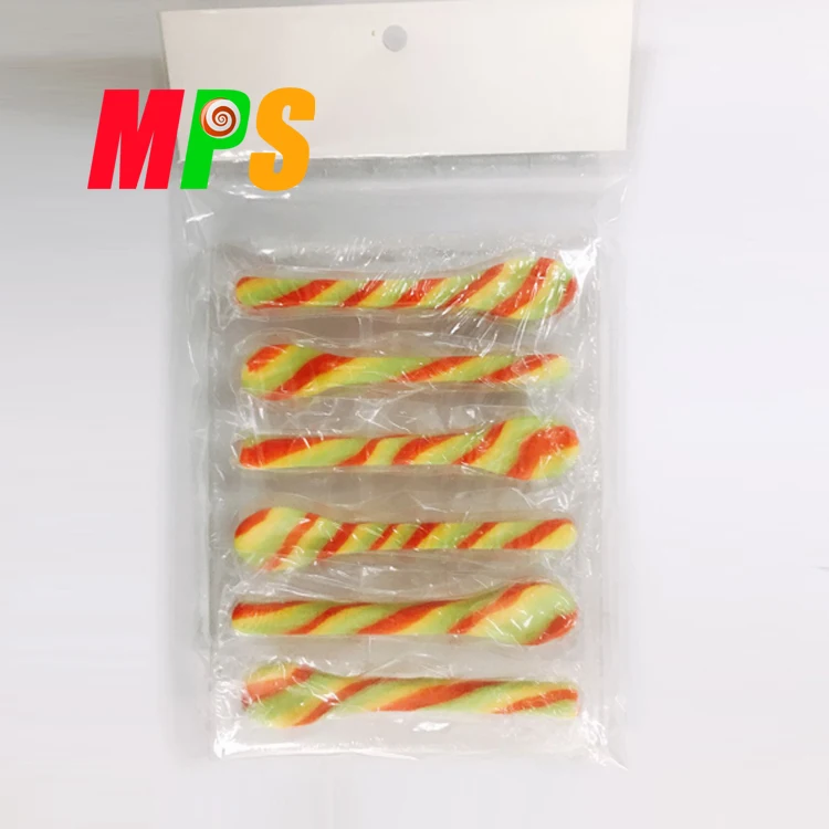 Colourful Spoon Shape Sweet Hard Candy In Bag