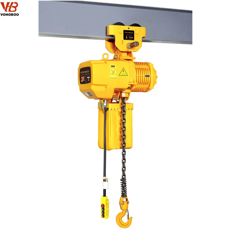 3 тонна Электрическая цепная таль установлена на I-beam