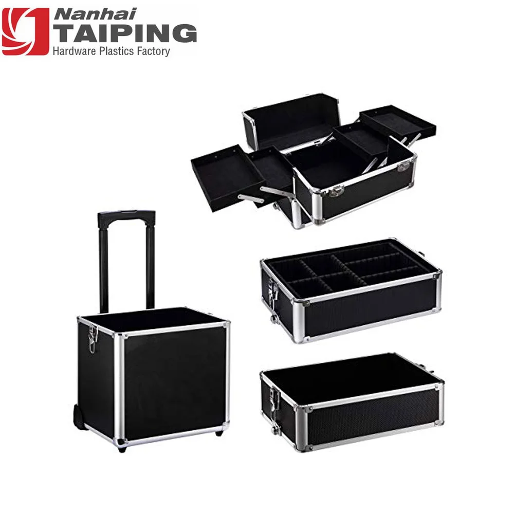 Aluminium Hairdressing  Makeup Beaty Cosmetics Trolley Case