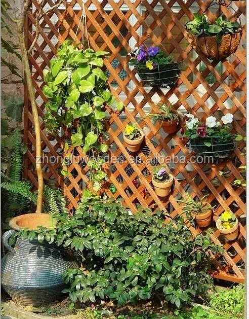 Out door wood fence for garden and house with BSCI