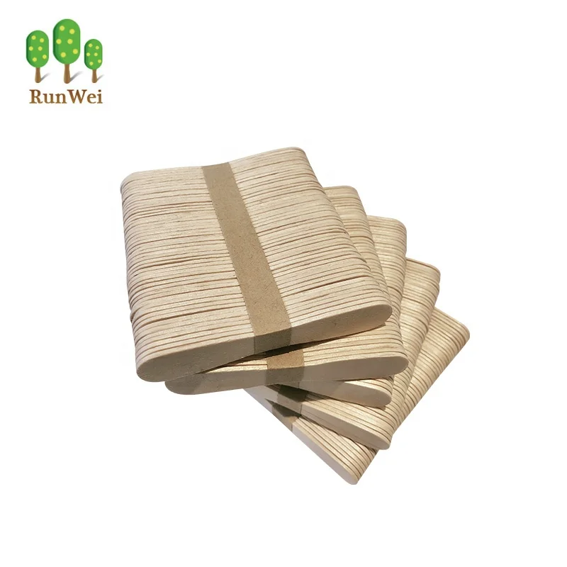 Factory Direct Sales Wholesale-Ice-Cream-Sticks Wood Stick Ice Cream Ice Cream Spoon