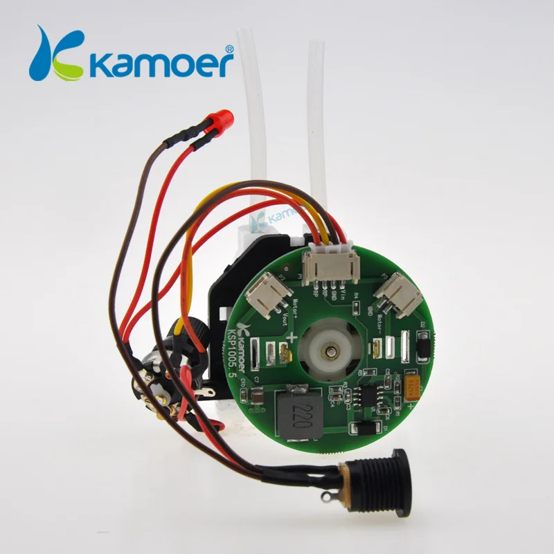 Kamoer 12v dc electric motor small peristaltic pump with speed controller