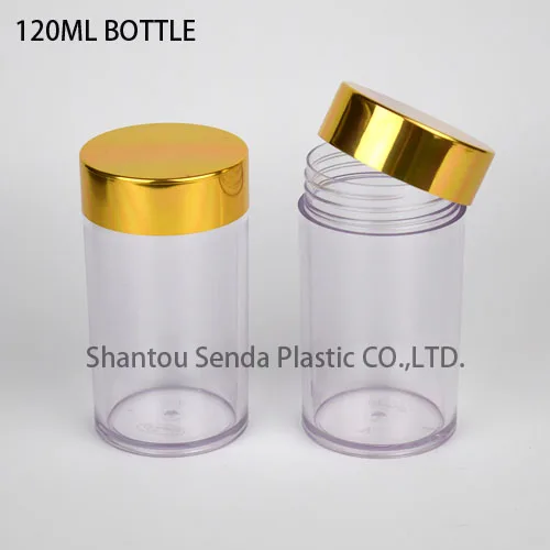 China selling online black/red/clear bottle jar 120ml,120cc capsule bottles