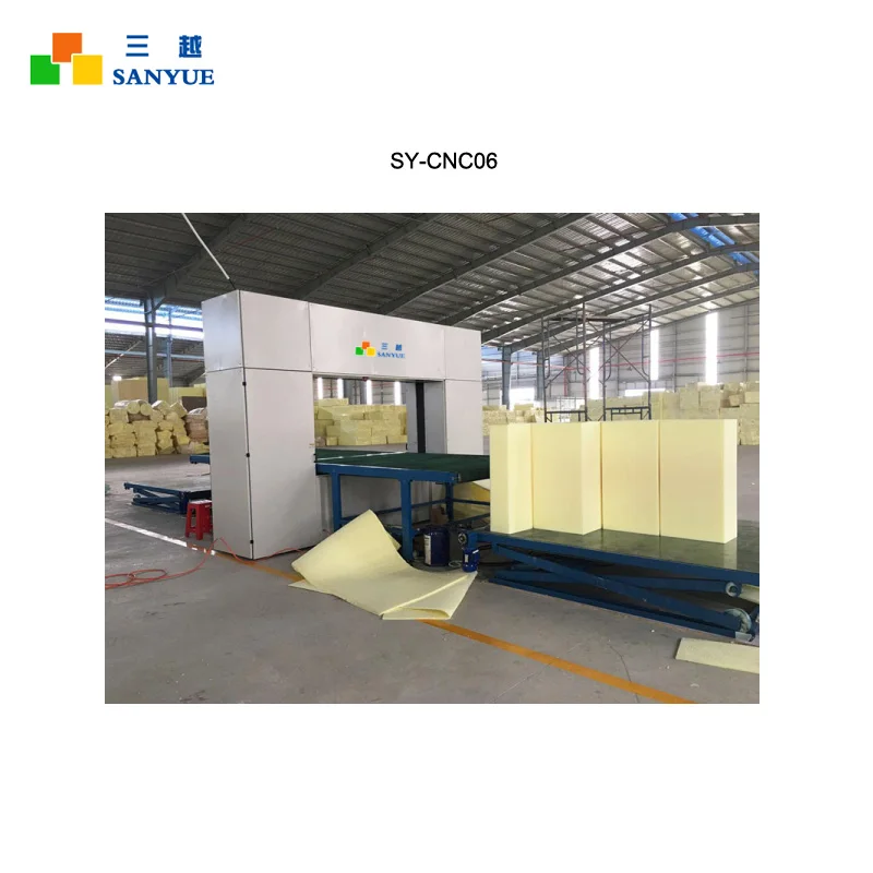 Convyor Type Worktable Vertical Circular Blade PU Foam Sponge Shapes Contour Cutting Machine