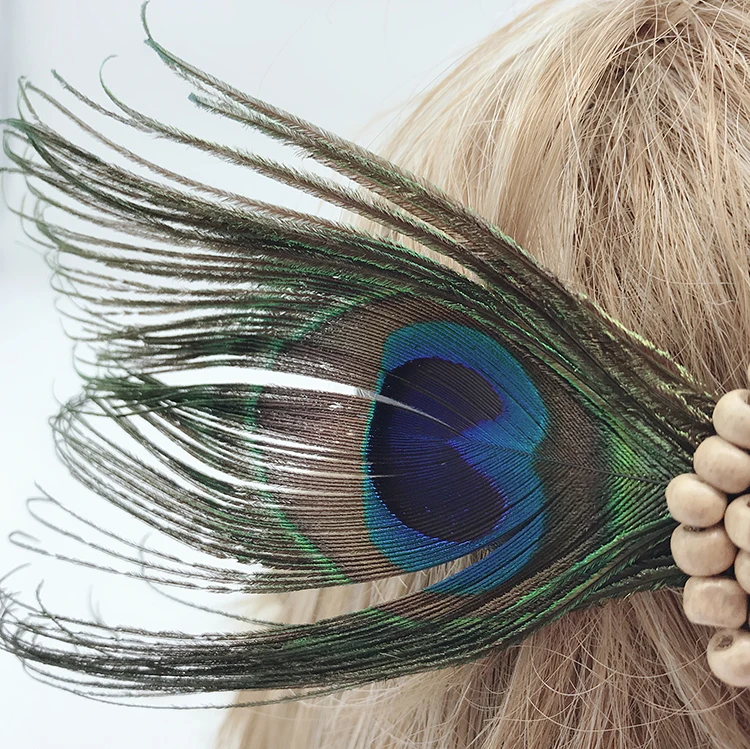  Хэллоуин перо павлина Хлопушка головной убор
