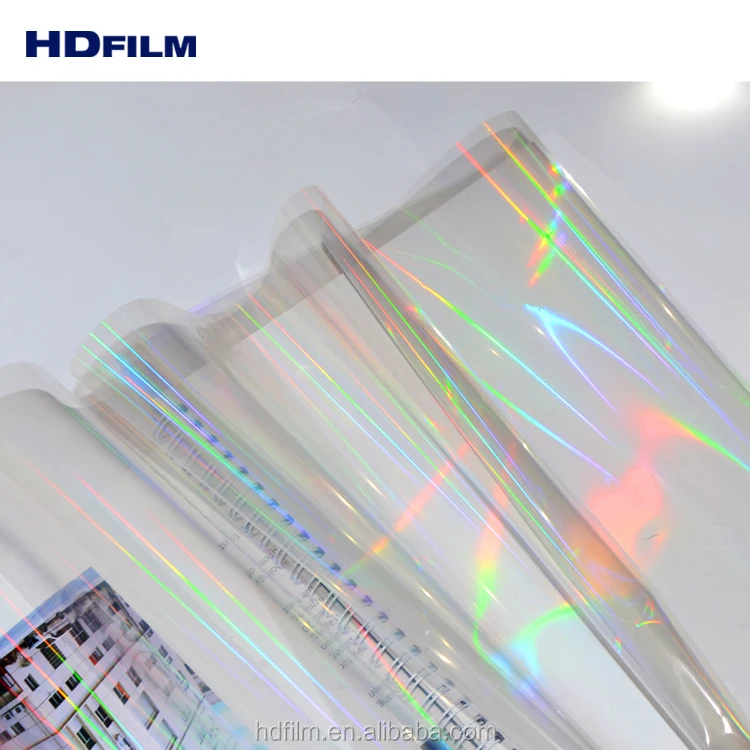 High Quality Seamless Transparent Holographic Lamination Film