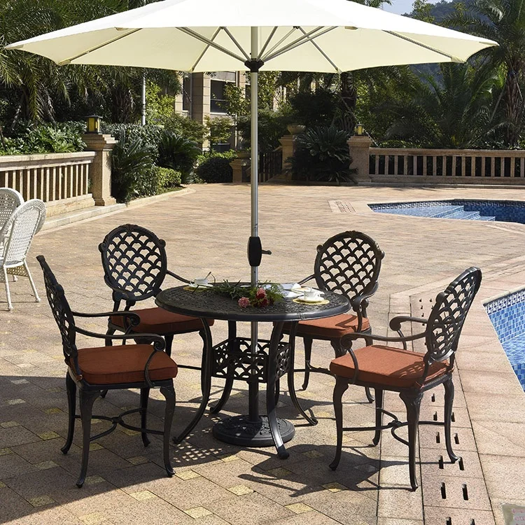 
Modern garden five-piece suit luxury rattan round outdoor furniture 