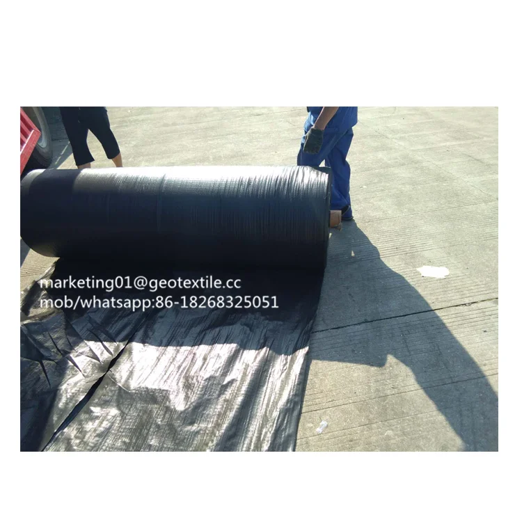 Soil reinforcement woven driveway geotextile fabric