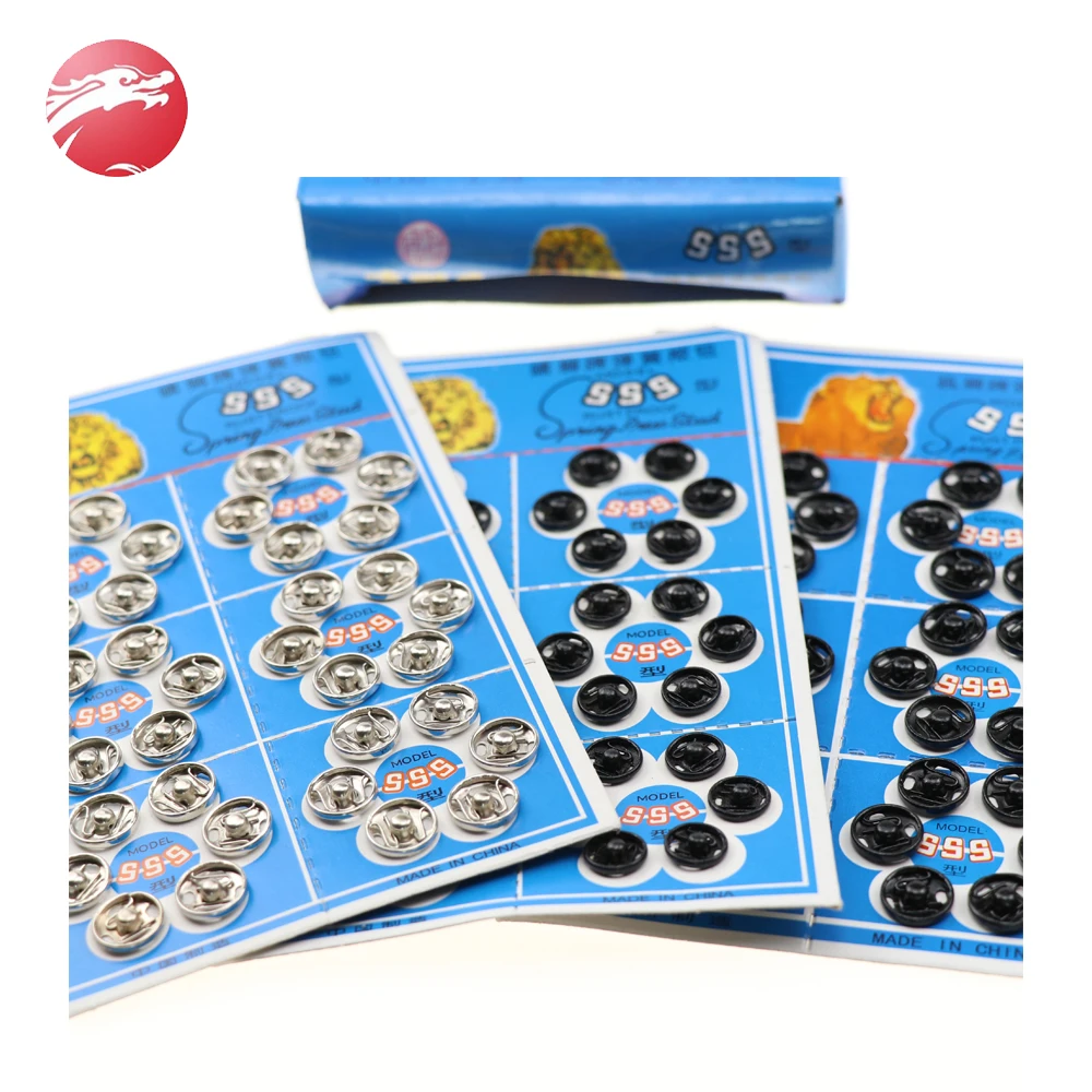 
Good Quality Spring Press Stud Decorative Heavy Duty Snap Button 
