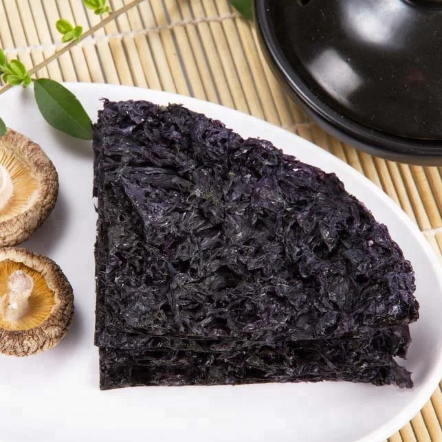 
Chinese Food Products Dried Laver Seaweed for Soup Wholesale 
