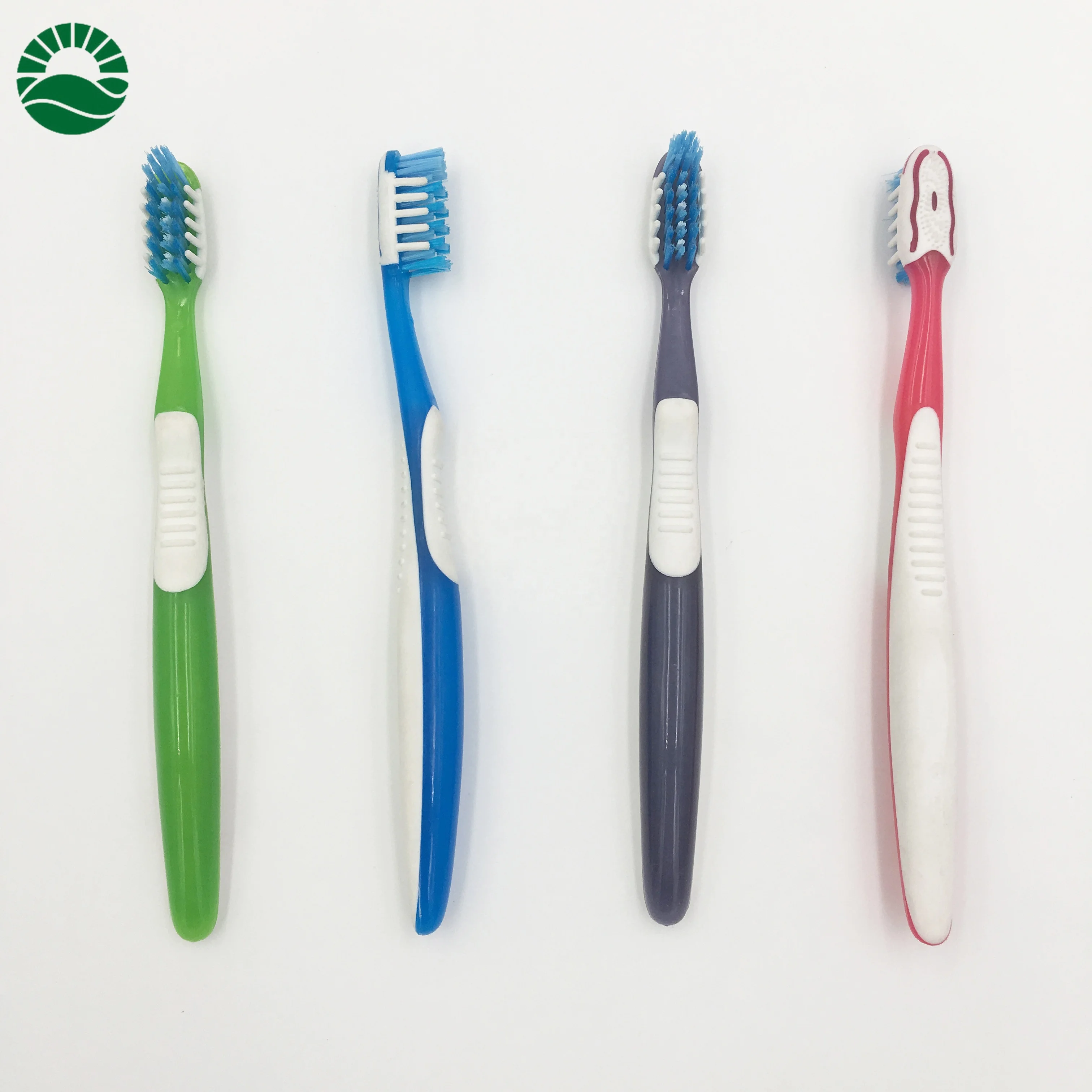 
Big size handle across nylon bristle adult toothbrush from China toothbrush factory 