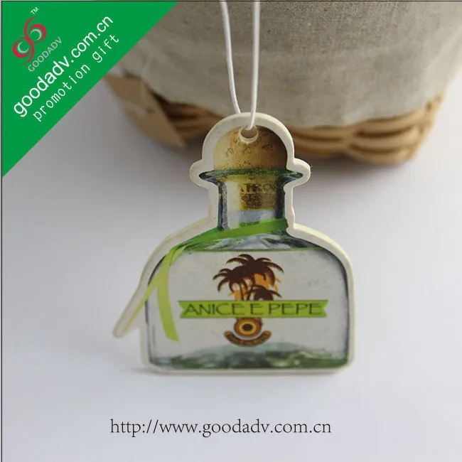 Hot sale good quality room Deodorants hang tag /scented paper card