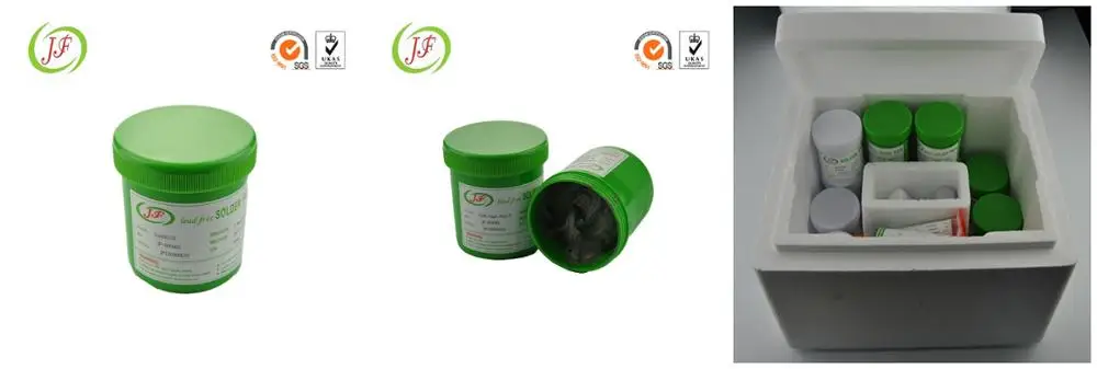 Jufeng Solder Paste 500g Sn64Bi35Ag1 Silver Soldering Paste Tin Solder Paste For Electronics