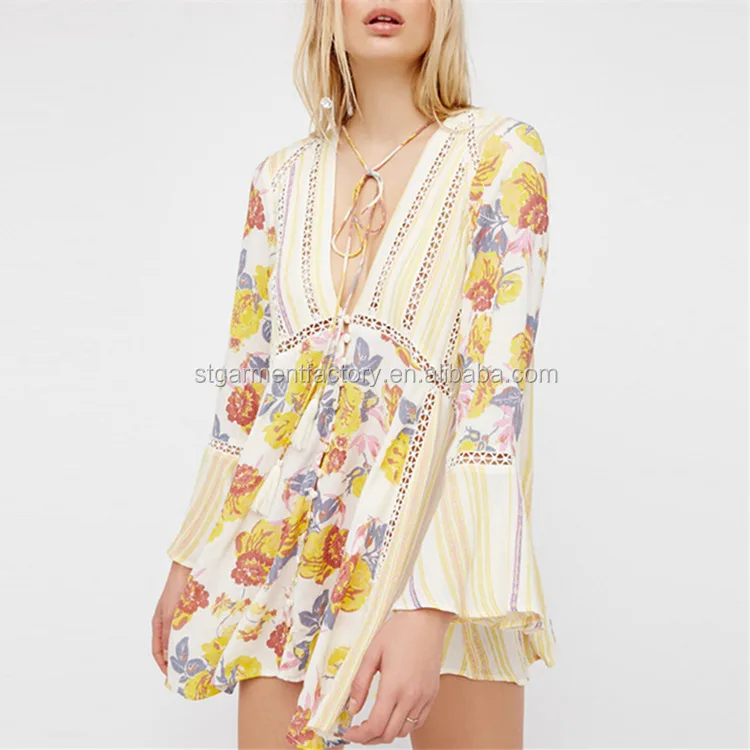 Summer Dress Vitality Printed Clothes Casual Loose Plus Size Ladies Beach Dresses STb-02Y