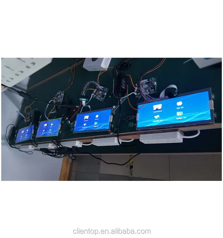 12.3 inch android screen video player ultra wide stretched bar Lcd ...