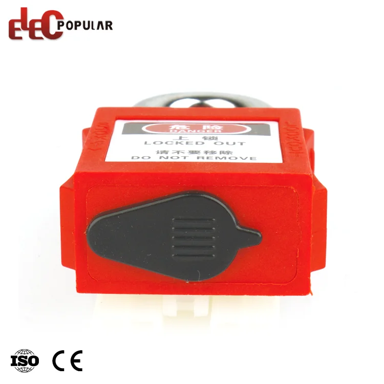 Durable 38mm Nylon Body 38mm ABS Safety Lockout Padlock