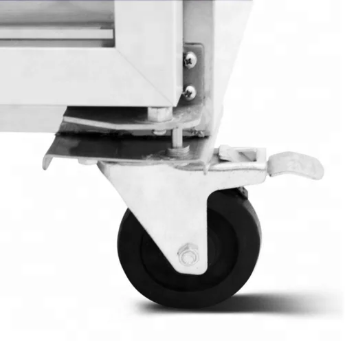 Factory price restaurant kitchen stainless steel freezer upright fridge with CE