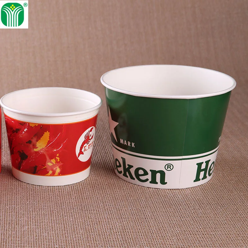 wholesale disposable 3900ml 130oz paper popcorn buckets