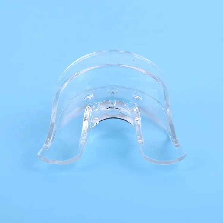 
duplex Silicone teeth whitening mouthpiece/mouth tray packed by foil bag teeth whitening 