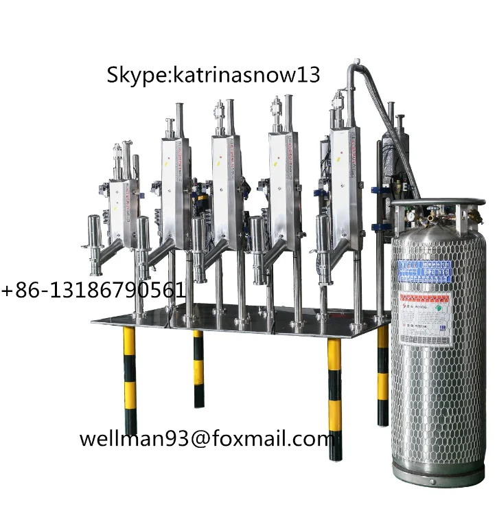Beverage liquid nitrogen filling machine