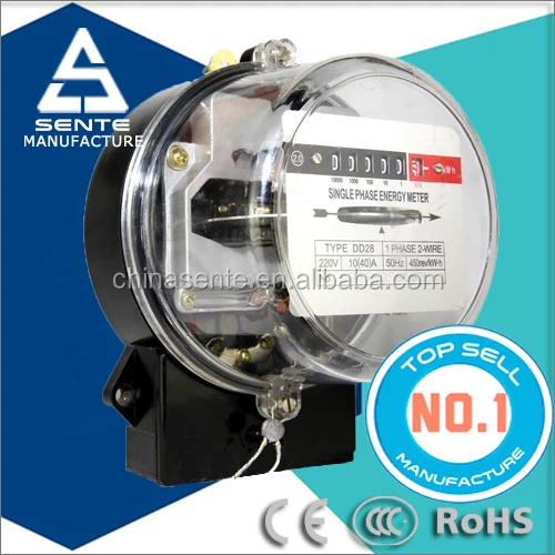 Китайского поставщиков для DD28 тип однофазный счетчик активной ватт час цифровой измеритель мощности с механическим