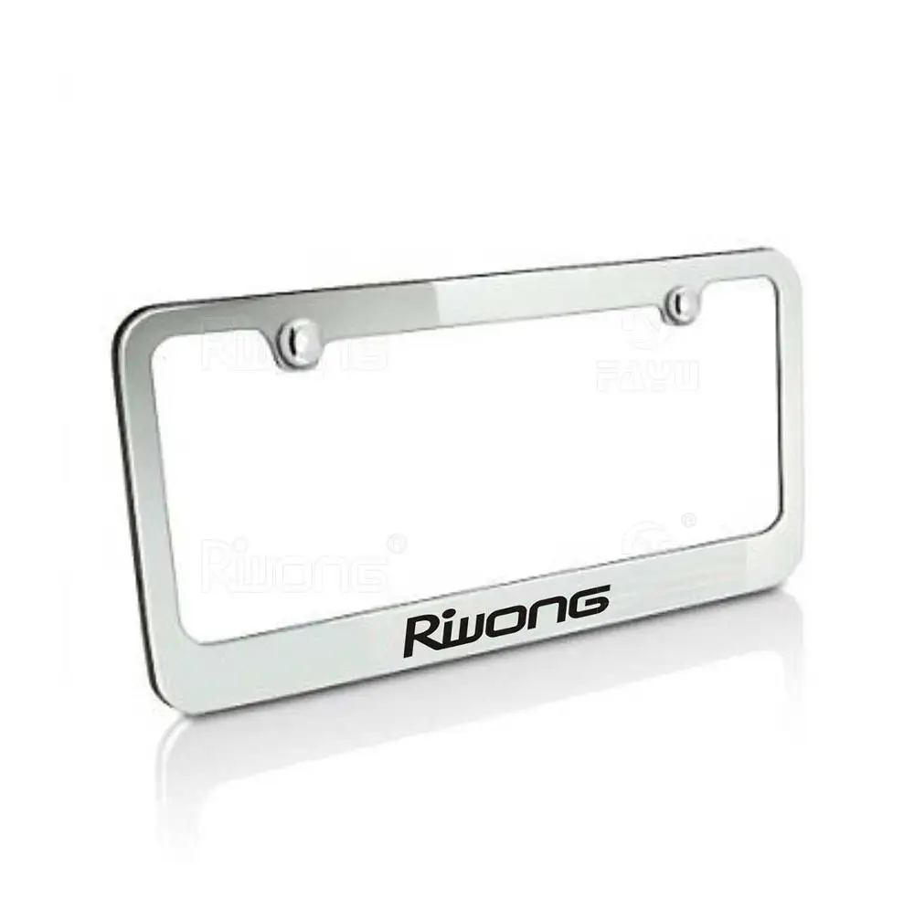 Custom theme number plate frame