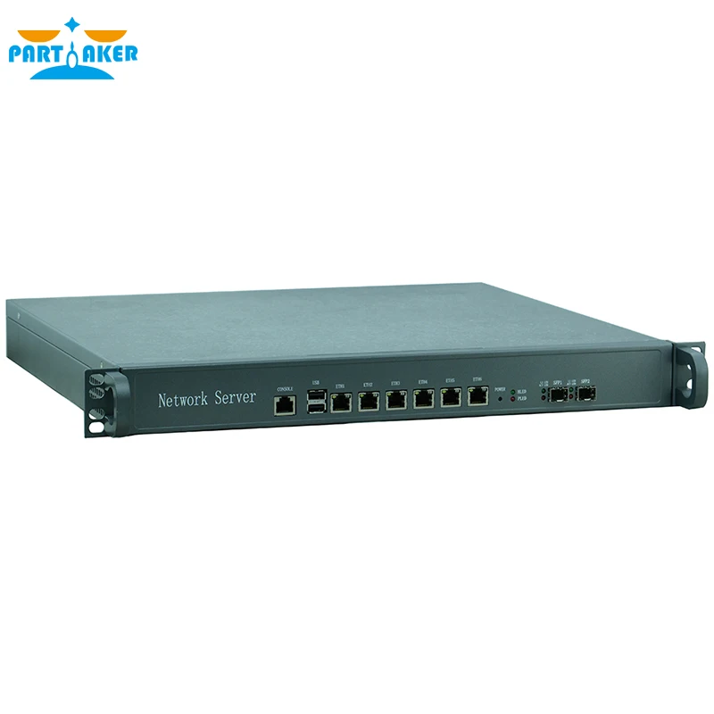 
Partaker F9 1U Network Server Firewall Appliance With i3 3220 H67SL 6* Intel 82583V 2*SFP 