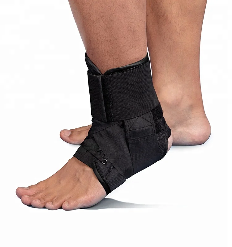 
UCHEE OEM And ODM Ankle Lacer Support Compression Ankle Brace Lace Up For Sports Injuries and Recovery 