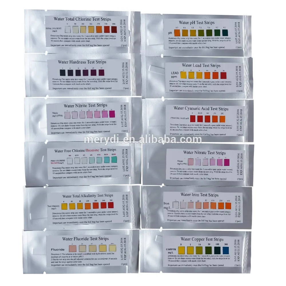 
THREE types Water Hardness Test Strips 100 Strips at 0-425 0-1000 30-600 ppm | Calcium and Magnesium Total Hardness Test 