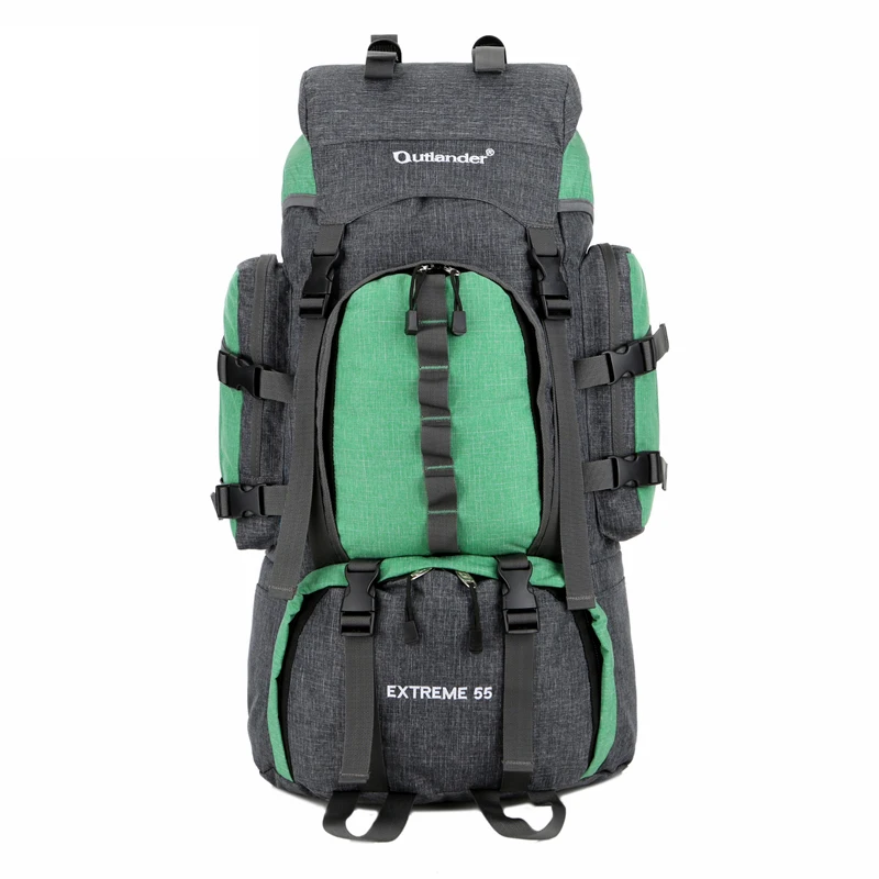High quality waterproof Great Backpacking Gear Internal Frame Backpack Pack for Camping or Hiking