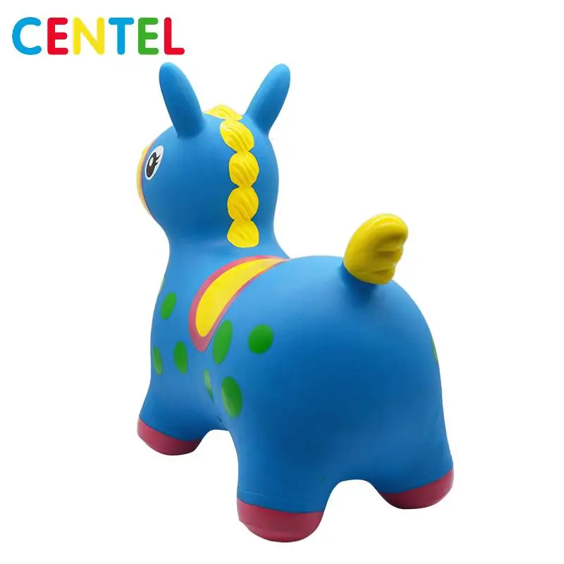 Multicolor PVC Inflatable donkey jumpy animal toys for gift