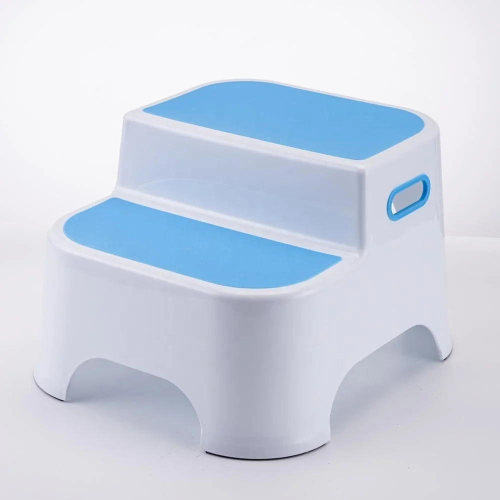 Двухступенчатый стул для выращивания детей с противоскользящей поверхностью ванной и кухни