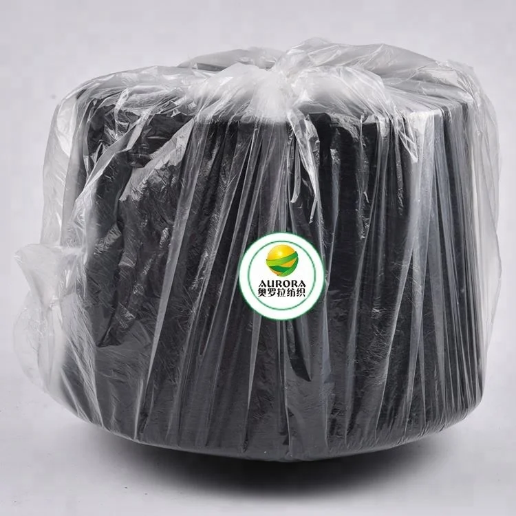 Various color 12s cotton lycra sock yarn 450TPM colorful recycled cotton yarn for sock